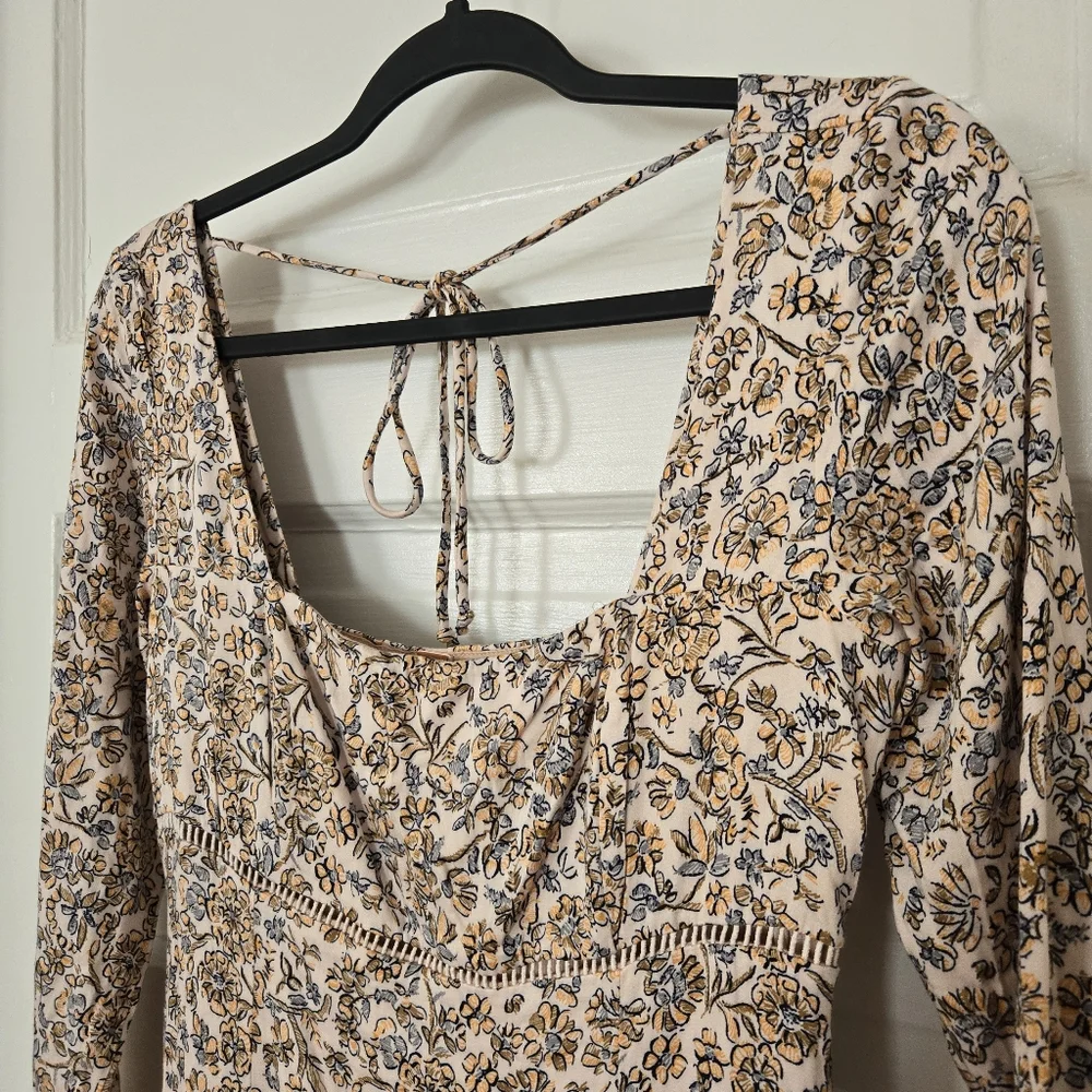 Free People Womens Boheme mini dress - Floral size 4 - Picture 8 of 8